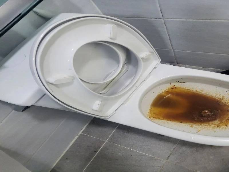동탄 변기막힘 작업사례 1
