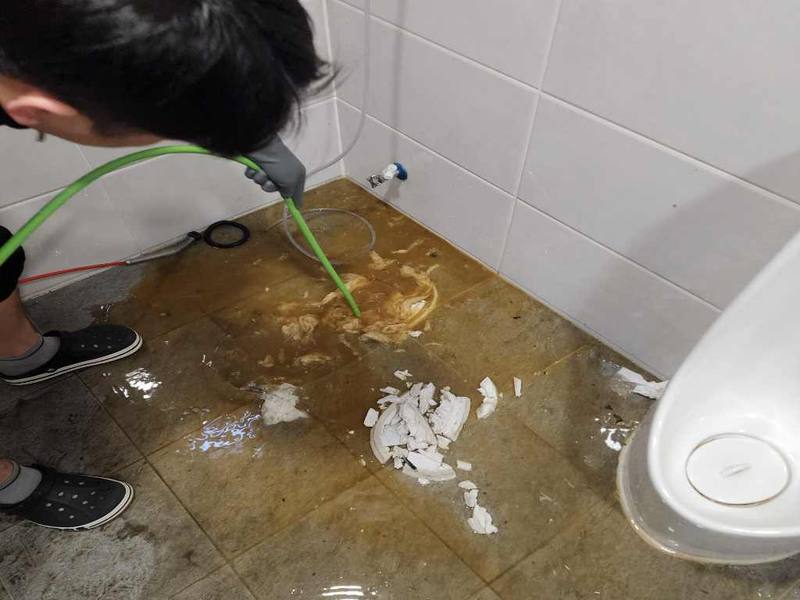 동탄 변기역류 작업사례 1
